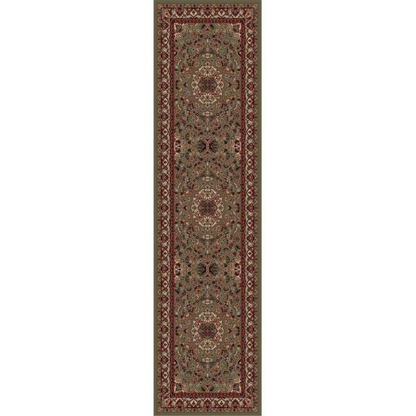 Concord Global Trading 3 ft. 11 in. x 5 ft. 7 in. Persian Classics Isfahan - Green 20354